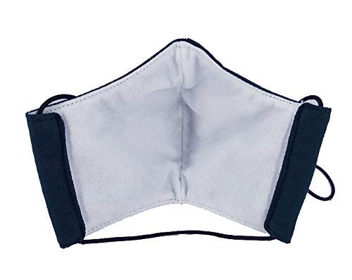 Mascarilla Lavable Reutilizable Azul con Bandera