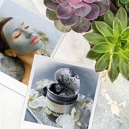 Mascarilla Negra De Barro Del Mar Muerto - Premium Nature Máscara Anti Espinillas Y Arcilla De Espinillas Contra Puntos Negros Y Piel Manchada Máscaras De Belleza Para Rostro Cuerpo Máscaras Faciales