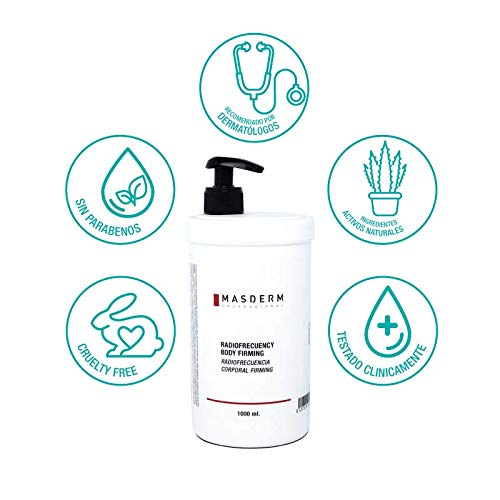 MASDERM | Crema Corporal Radiofrecuencia Reafirmante | Profesional | Mujer | 1000gr