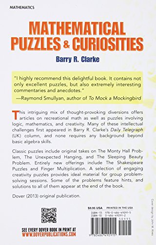Mathematical Puzzles and Curiosities (Dover Books on Mathematics)