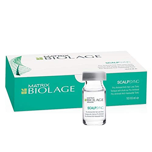 Matrix Biolage Scalpsync - Ampolla anticaída, paquete de 10 X 60 ml