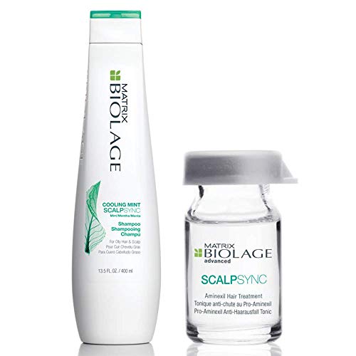 MATRIX Biolage Scalpsync Tratamiento Anticaida 20X6ml + Cooling Mint Shampoo 250ml