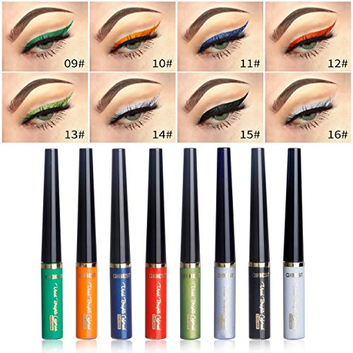 matte eyeliner (Colored 16 Pcs)