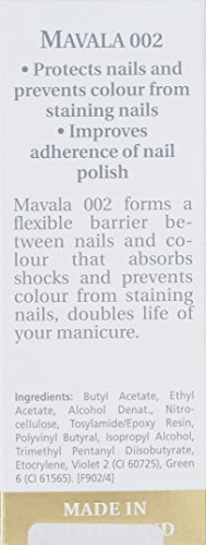 Mavala 002 Base de Manicura Protectora de Doble Acción que Protege las Uñas y Alarga la Duración del Esmalte, 10 ml