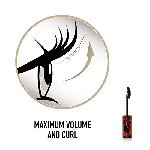 Max Factor 2000 Calorie Curl Addict Máscara de Pestañas Tono Black - 27 gr