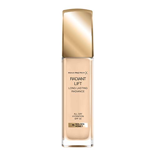 Max Factor, Base de maquillaje (Tono: 75 Golden Honey, Pieles Medias) - 30 ml.