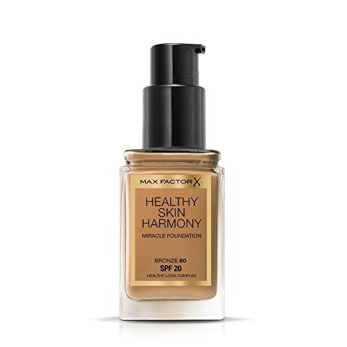 Max Factor Healthy Skin Harmony Base de Maquillaje Tono 80 Bronze - 146 gr