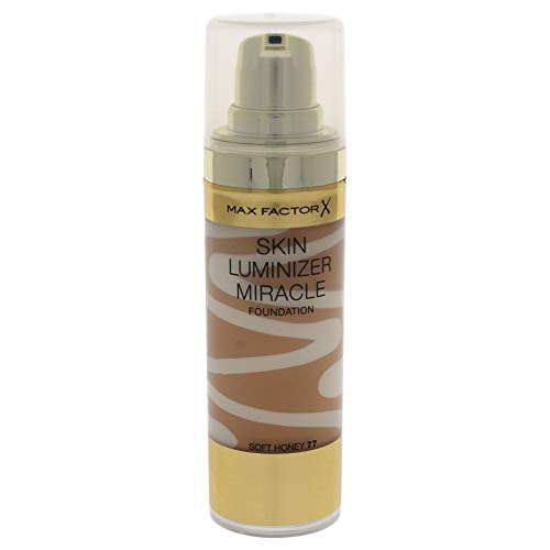 Max Factor Miracle Skin Luminizer Foundation 77-Soft Honey - 1 Unidad