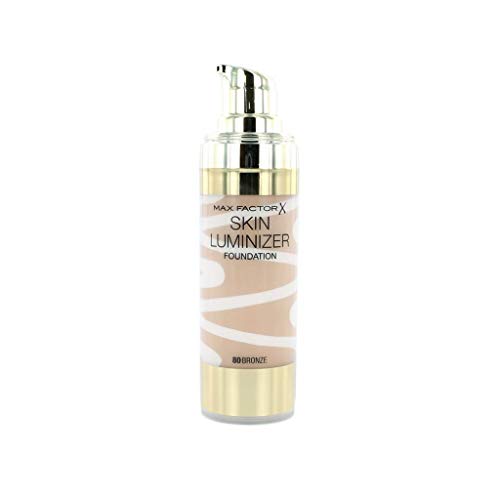 Max factor Skin Luminizer, base de maquillaje, color 80 bronce (30 ml)