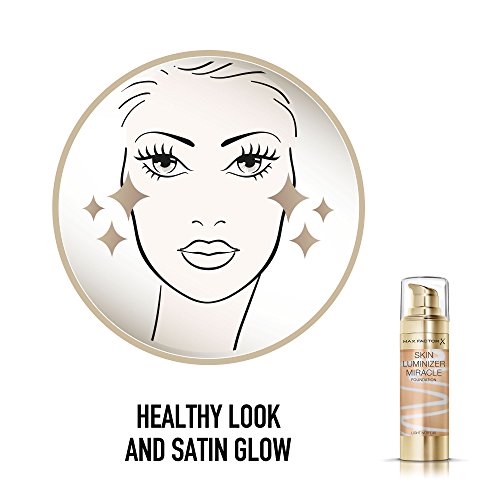 Max Factor - Skin Luminizer Miracle - Base de maquillaje, tono “Light Ivory” No. 40