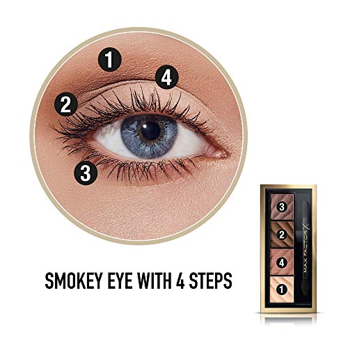 Max Factor Smokey Eye Drama Kit Paleta de Sombras Tono 10 Alluring Nudes - 26 gr