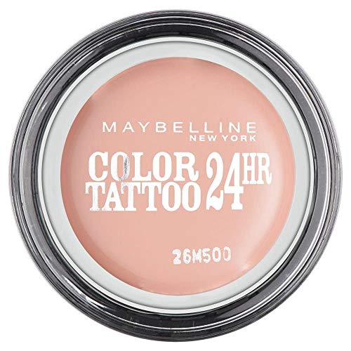Maybelline Color Tattoo 91 Creme De Rose - sombras de ojos (Beige, Creme De Rose, Satén, CYCLOPENTASILOXANE, ISODODECANE, POLYPROPYLSILSESQUIOXANE, CERESIN, CYCLOHEXASILOXANE, CAPRYLYL METH)