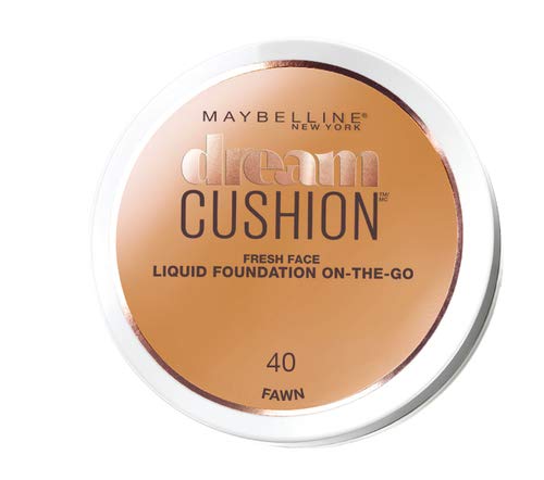 Maybelline DREAM CUSHION FDT NU 40 Fawn base de maquillaje - Base de maquillaje (Fawn, ECCCA2, 70 mm, 70 mm, 26 mm, 63 g)
