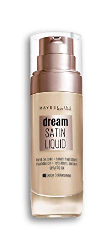 Maybelline Dream Satin Liquid 20 Cameo base de maquillaje Frasco dispensador Líquido - Base de maquillaje (Frasco dispensador, Líquido, Cameo, Piel normal, Piel sensible, Natural, Francia)