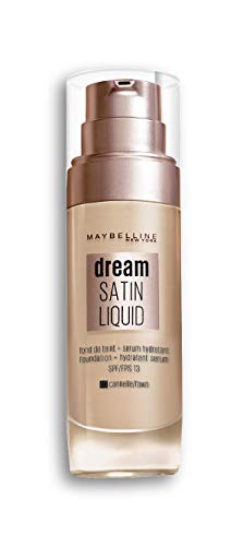Maybelline Dream Satin Liquid 40 Fawn base de maquillaje Frasco dispensador Líquido - Base de maquillaje (Fawn, Piel mixta, Piel normal, Piel sensible, Frasco dispensador, Líquido, Encogimiento Pore, Natural)