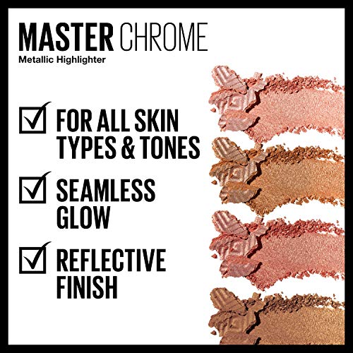 MAYBELLINE FaceStudio Master Chrome Metallic Highlighter - Molten Peach