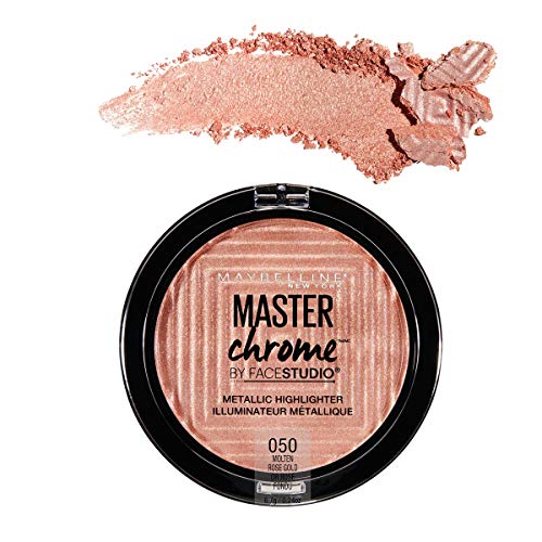 MAYBELLINE FaceStudio Master Chrome Metallic Highlighter - Molten Rose Gold (6 Pack)