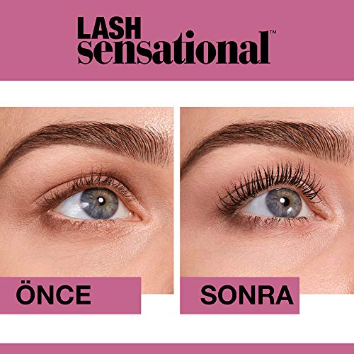 Maybelline, Máscara Lash Sensational, Negro, 9.5 ml
