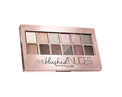 Maybelline New York Blushed Nudes Paleta de Sombras de Ojos, Tono: 01 - 73 g