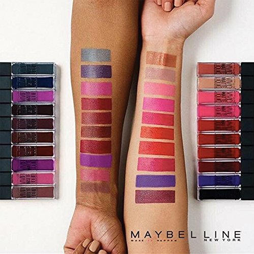 Maybelline New York - Color Sensational, Pintalabios Mate Vivid Matte Liquid, Tono 50 Nude Flush