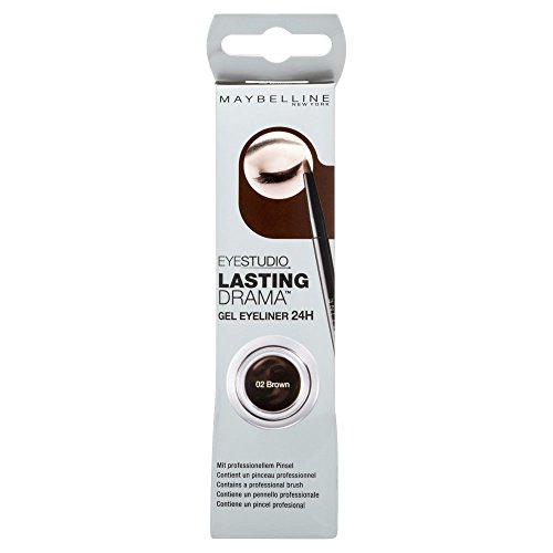 Maybelline New York Eyestudio Lasting drama Gel Eyeliner 24, marrón