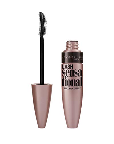 Maybelline New York Lash Sensational Máscara de Pestañas, Tono 01 Negro - 9,5 ml