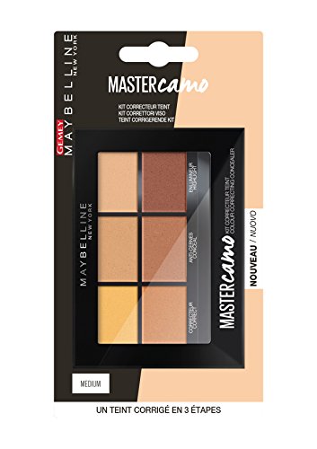 Maybelline New York Master Camo - Kit corrector para tono de piel medio 02, 6,5 g