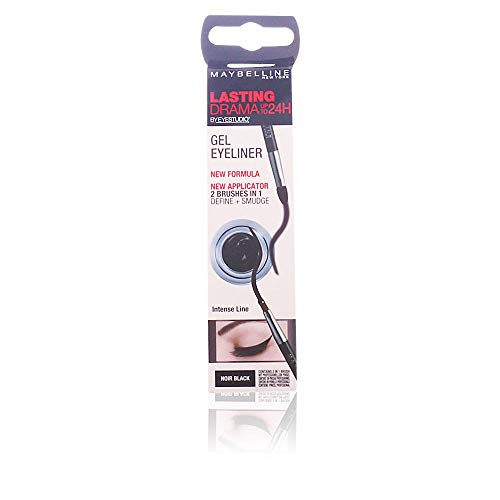 Maybelline New York - Perfilador de Ojos Gel Eyestudio, Tono Negro