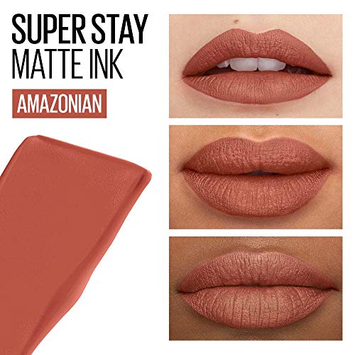 Maybelline New York - Superstay Matte Ink, Pintalabios Mate de Larga Duración, Tono 70 Amazonian