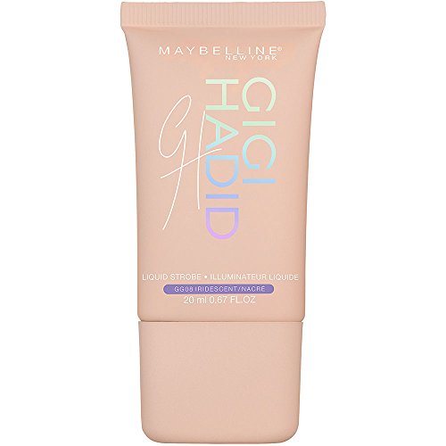 Maybelline New York X Gigi Hadid Iluminador Líquido East Coast Glam Edición Limitada, Tono GG08 Cool