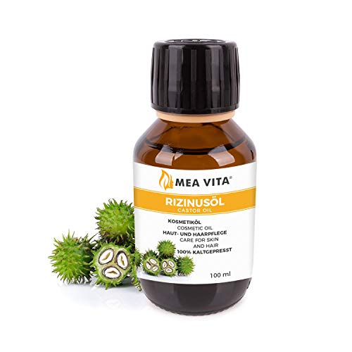 MeaVita - Aceite de ricino puro, natural, vegano, sin hexano, no OGM, 100 ml