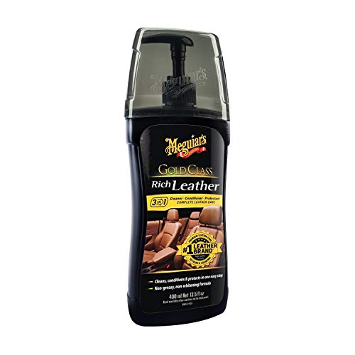 Meguiar´s G17914EU Limpiador y acondicionador de Cuero, 13.5 Ounce