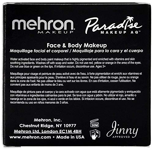 Mehron Maquillaje maquillaje paraíso AQ Cara y Pintura de cuerpo (1,4 oz) de (verde oscuro)