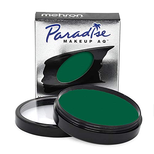 Mehron Maquillaje maquillaje paraíso AQ Cara y Pintura de cuerpo (1,4 oz) de (verde oscuro)