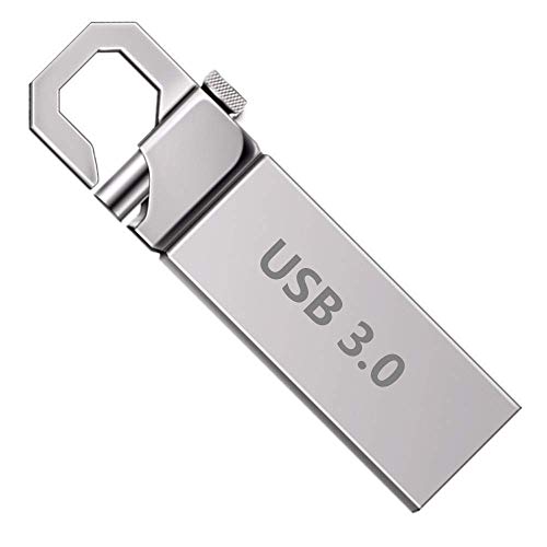 Memoria USB de 256 GB con Llavero, Resistente al Agua, a Prueba de Golpes