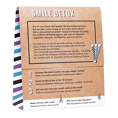 Merci Handy - Tratamiento Natural Smile Detox mix, sabor: arándano. Hecho en Francia