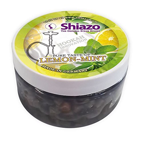 MERITON Piedras de vapor de Shiazo Paquete mixto de piedras de Steam de Shisha, 6 variedades de gránulos de piedra de tubería de agua Sustituto de tabaco sin nicotina