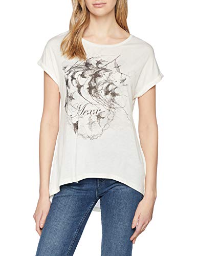 Mexx, Camiseta para Mujer, Blanco (Marshmallow 114300), X-Large EU