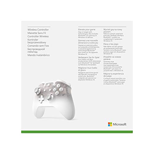 Microsoft - Mando Inalámbrico Phantom White - Edición Especial (Xbox One), blanco