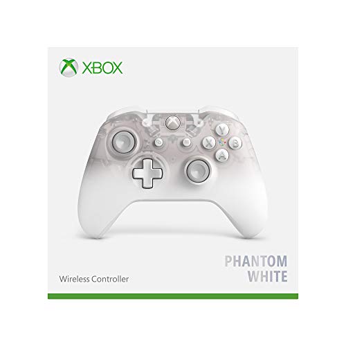 Microsoft - Mando Inalámbrico Phantom White - Edición Especial (Xbox One), blanco