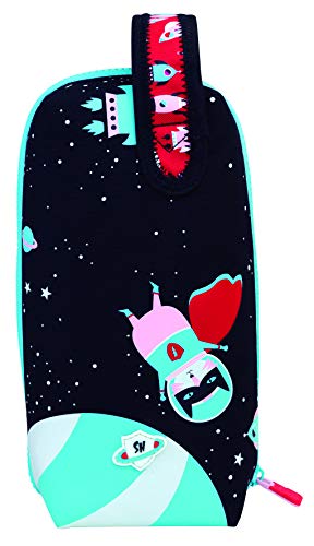 MILAN Kit 4 Estuches con Contenido Super Heroes Space Rosa 2 Estuches, 22 cm, Rosa