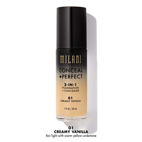 Milani Conceal + Perfect 2-in-1 Foundation + Concealer - 01 Creamy Vanilla