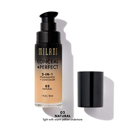 Milani Conceal + Perfect 2-in-1 Foundation + Concealer - 02 Natural [Misc.]