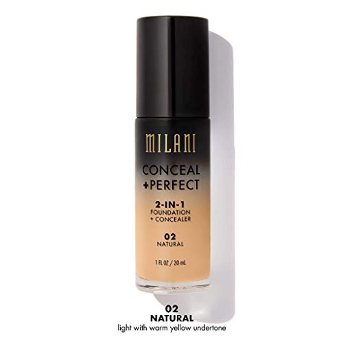 Milani Conceal + Perfect 2-in-1 Foundation + Concealer - 02 Natural [Misc.]