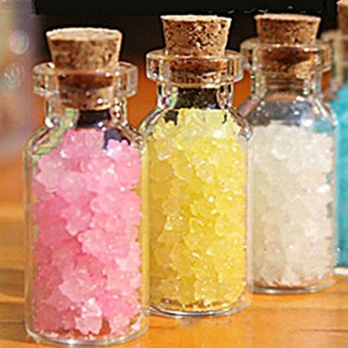 MINGZE 20 Piezas 20 ML Pequeñas Botellas de Cristal Botellas de Vidrio Pequeñas Frascos de Muestra con Tapones de Corcho para decoración de DIY, Aromas, Aceites, Especias, Dijes, Bodas, Mensaje
