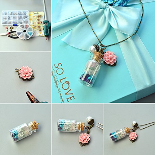 MINGZE 20 Piezas 20 ML Pequeñas Botellas de Cristal Botellas de Vidrio Pequeñas Frascos de Muestra con Tapones de Corcho para decoración de DIY, Aromas, Aceites, Especias, Dijes, Bodas, Mensaje