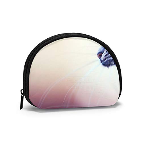 Mini Monedero para Mujer Cool Cat Monedero Monedero Estuche de Cambio Lindo Tarjeta de crédito Monederos para Llaves Monedero pequeño 1pcs