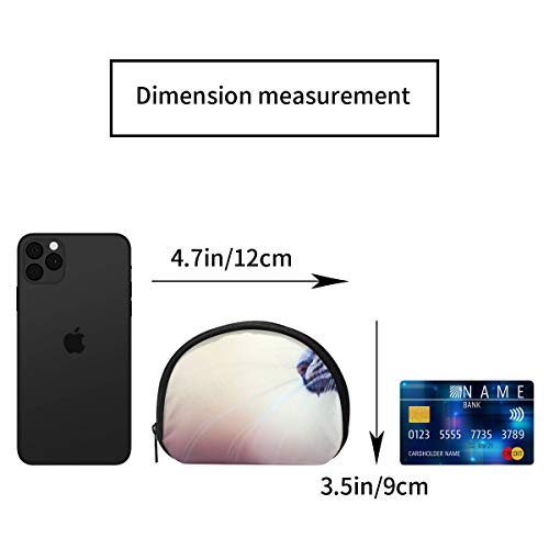 Mini Monedero para Mujer Cool Cat Monedero Monedero Estuche de Cambio Lindo Tarjeta de crédito Monederos para Llaves Monedero pequeño 1pcs