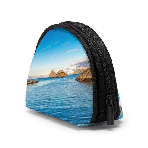 Mini Monedero para Mujer Landscape Monedero Monedero Estuche de Cambio Lindo Tarjeta de crédito Monederos para Llaves Monedero pequeño 1pcs