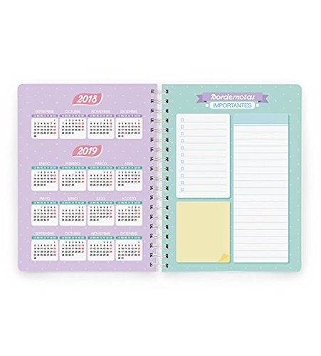 Missborderlike - Agenda escolar 2018-2019 - La vida es demasiado corta para ser simpatica todos los dias - BORDER LOCA